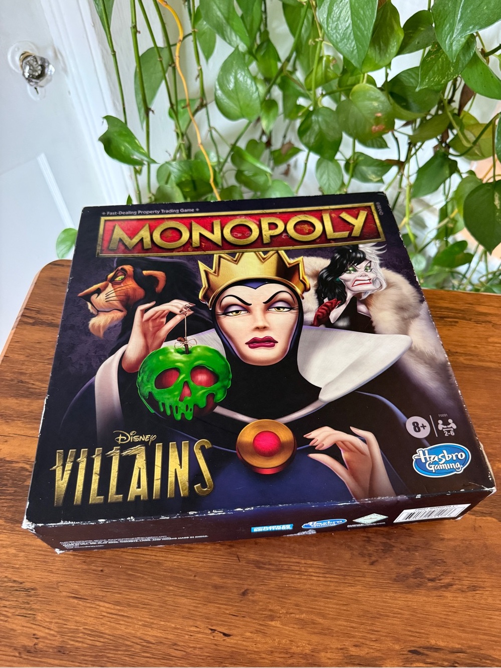 Disney Monopoly Villains Board Game - Black, Gold, Green
